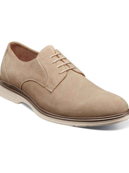 Stacy Adams Other - Stacy Adams Mens Tayson Plain Toe Oxford Shoes Sand Stone Size 12M NIB